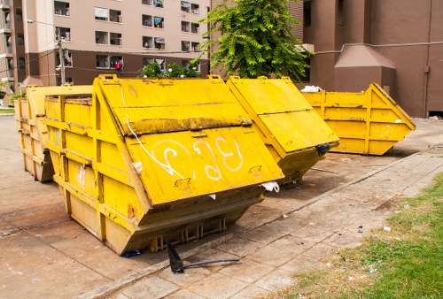 Old furniture ready for disposal in North West London