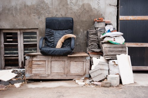 Recycling center operations in North West London