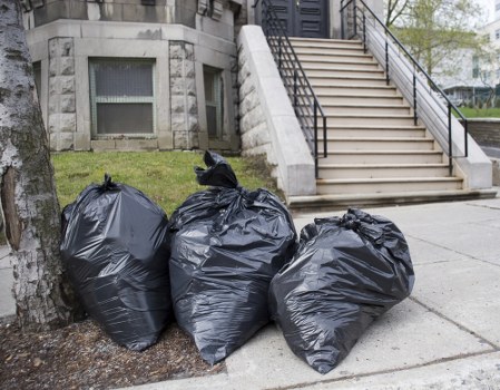 Efficient house clearance professionals at work