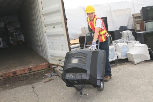 Comprehensive office clearance services including electronic waste removal