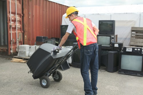 Professional rubbish removal truck